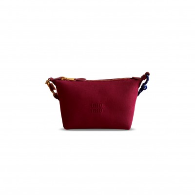 MIU MIU GABARDINE POUCH 5NE841 (18.5*14*10cm)